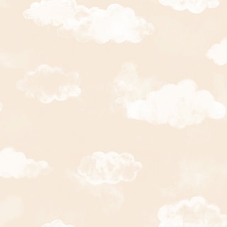 Galerie Wallcoverings Tiny Tots 2 Billowing Clouds Non-woven Matte Wallpaper Roll