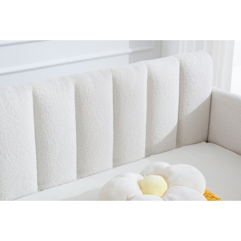 Epiphyllum Modern Twin Size Daybed with Ribbed Tufted Backrest byChristopher Knight Home