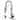 WOWOW Single Handle Gooseneck Pull Down Sprayer Kitchen Faucet