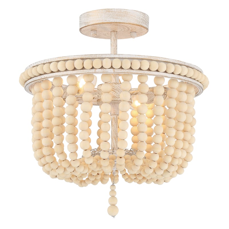 2 - Light 12.6'' Unique/Statement Bowl Flush Mount - 13.39''Hx12.6''Wx12.6''D