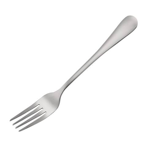 Restauant Kitchen Stainless Steel Dinner Serving Fork Silver Tone 8 Inches - Silver Tone