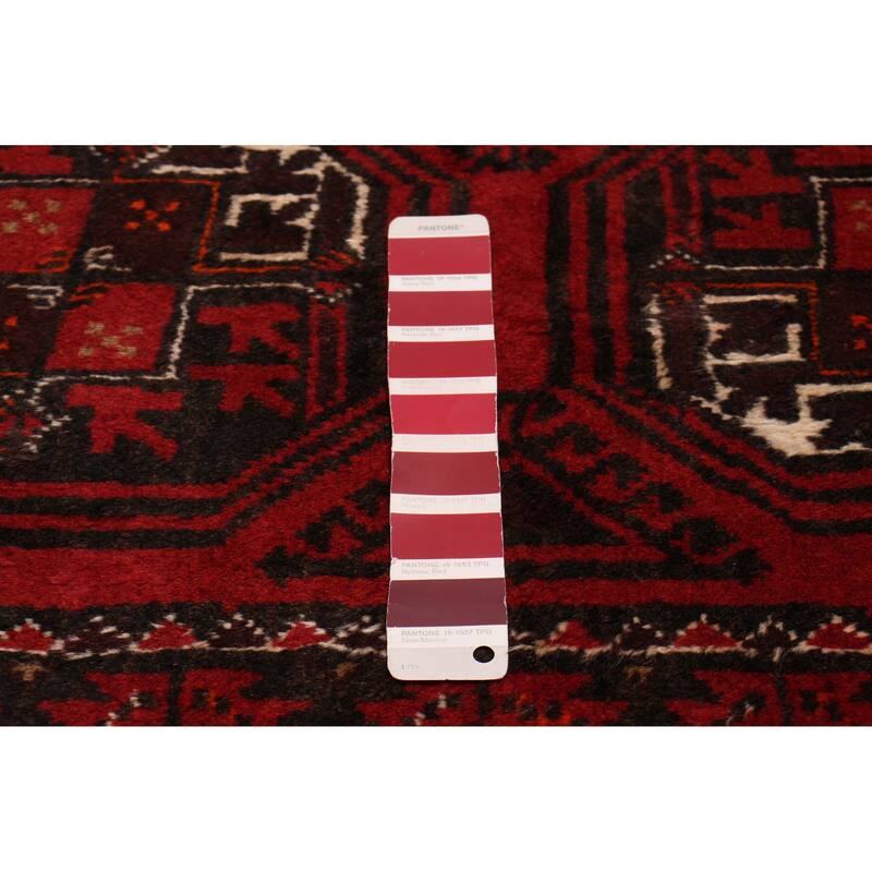 ECARPETGALLERY Hand-knotted Royal Baluch Red Wool Rug - 3'6 x 6'3