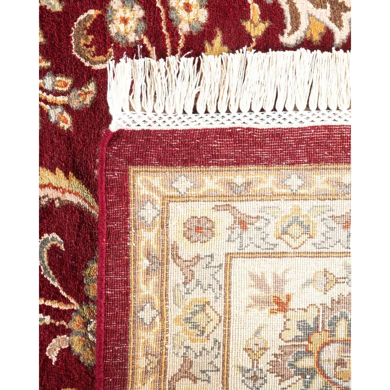 Overton Hand Knotted Wool Vintage Inspired Traditional Mogul Red Area Rug - 8 x 10