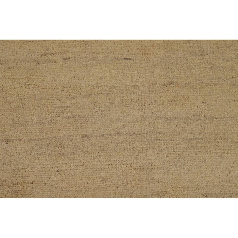 Modern Gabbeh Oriental Square Area Rug Handmade Wool Carpet - 5'3" x 7'10"