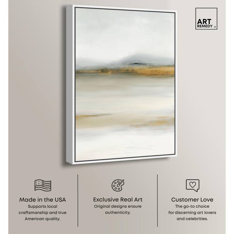 Misty Expanse II Canvas by Art Remedy