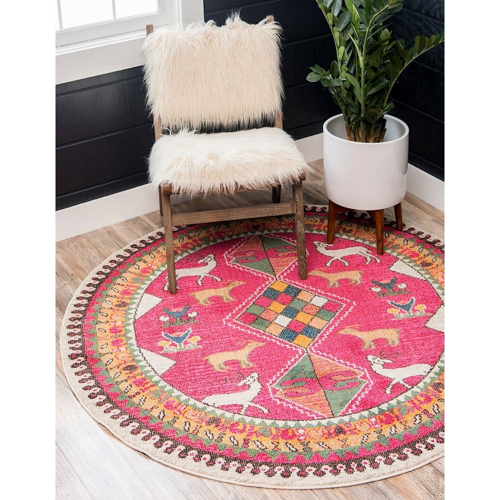 Contemporary Tazetta Collection Area Rug