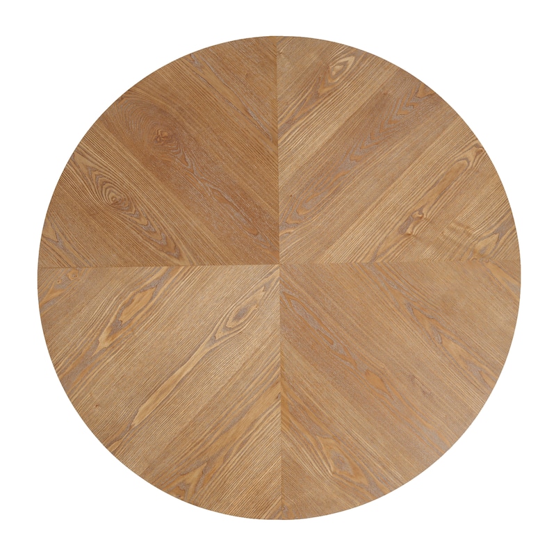 Christopher Knight Home - Modern 5-Piece Wooden Dining Set with Upholstered Linen Chairs