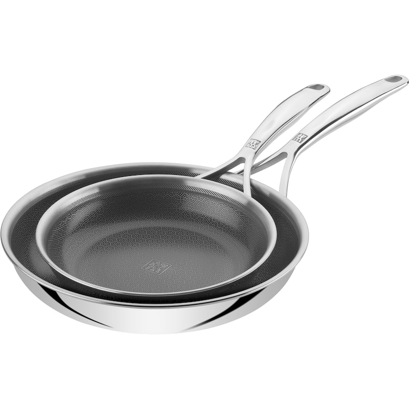 ZWILLING Peak 2-pc Stainless Steel Ceramic Nonstick Dual Performance Fry Pan Set