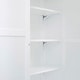preview thumbnail 12 of 13, Full Size Bunk Bed with Wardrobe, Desk & Shelves, Multi-Functional Space Saver - White