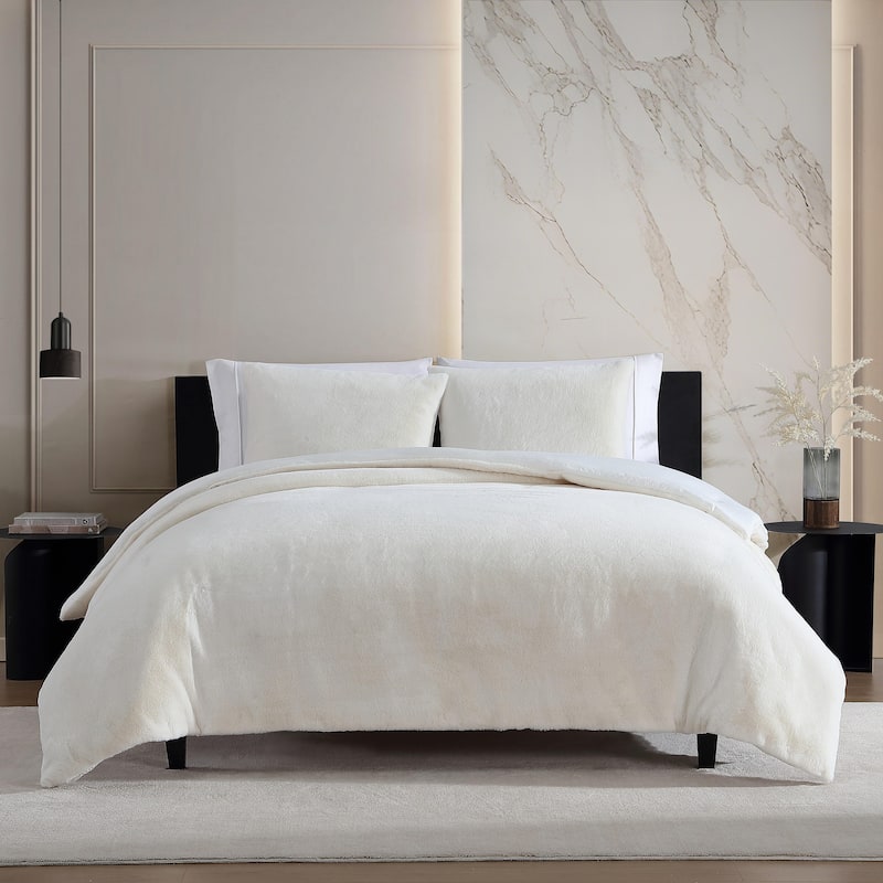 Vera Wang Signature Beige Reversible Comforter Set