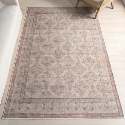 Nuloom Green Haven Collection Recycled Cotton Machine Washable Area Rug