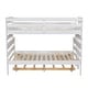 preview thumbnail 7 of 5, Twin over Full Bunk Kids Bed Frame with Twin Size Trundle, Sturdy Construction, No Box Spring Required, Easy Assembly, White
