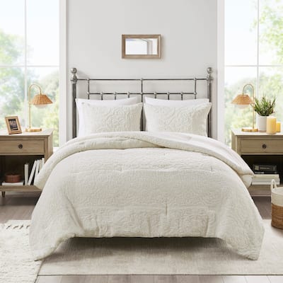 Madison Park Eliana 3 Piece Tufted Woven Comforter Set