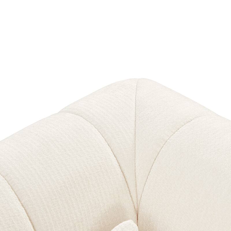 145.5" Modular Sofa Couch, Modern Sectional Sofa for Living Room, Polyester Upholstered Cloud Couch with Deep Seat