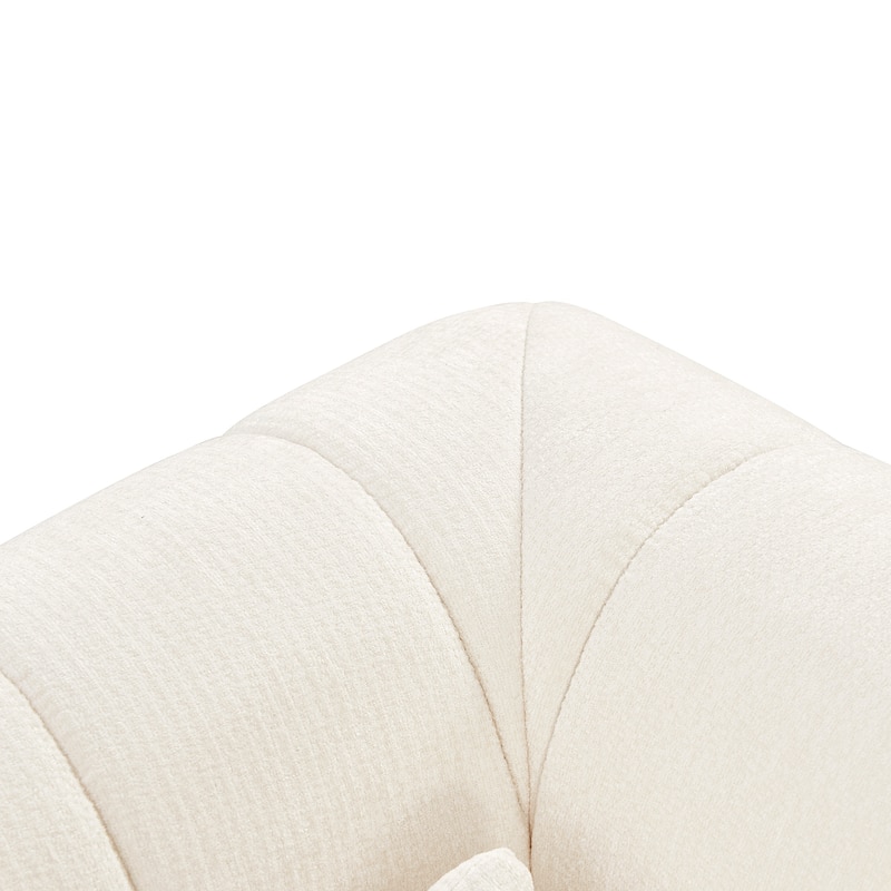 Christopher Knight Home - Modular Polyester Upholstered Sectional Sofa with 4-Piece Compressed Sponge - 145.5"