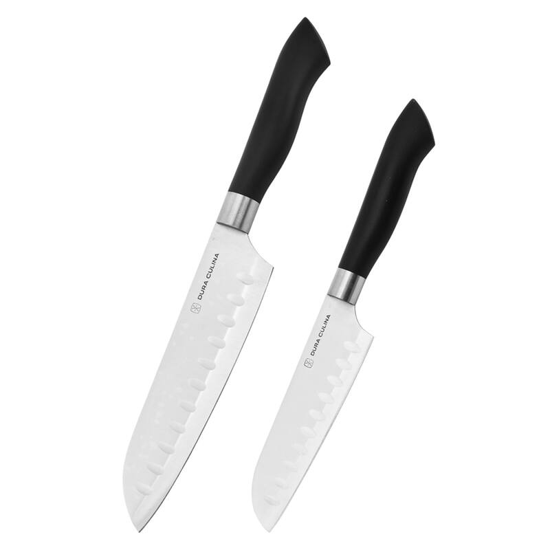 Dura Living High Carbon Kitchen Knife Sets - 2 Piece Santoku Set