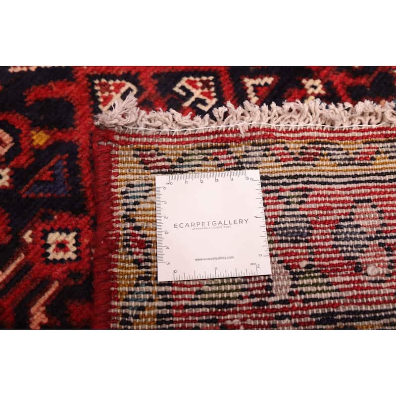 ECARPETGALLERY Hand-knotted Andelz Navy Wool Rug - 3'11 x 10'8