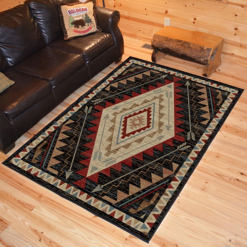 Hearthside Southwest Diamond Rug