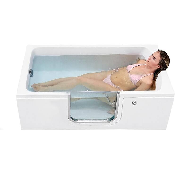 Ella Laydown 32x72 Soaking Walk in Bathtub - Left Door - Soaking