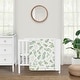 preview thumbnail 1 of 4, Sweet Jojo Designs Boho Floral Leaf Boy Girl 3pc Mini Crib Bedding Set Sage White Bohemian Gender Neutral Watercolor Botanical