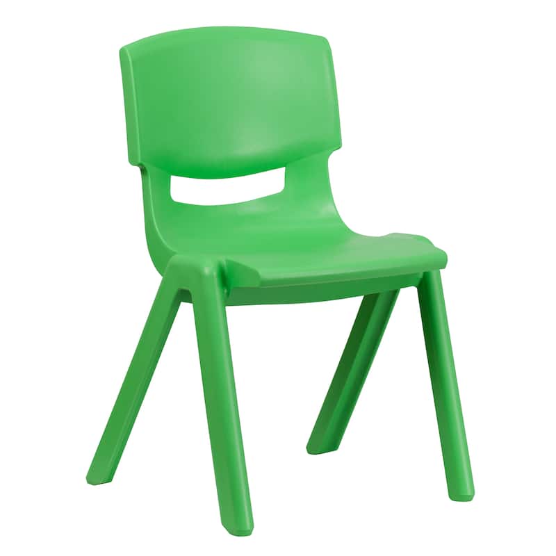 5 Pack Plastic Stackable School Chair with 15.5'' Seat Height