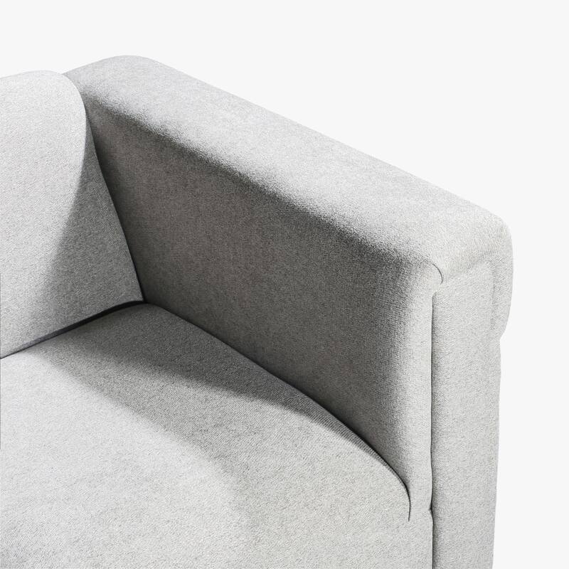 Made in USA Indoor Upholstered Fabric Sofa - Gray - 72*33*28 inches