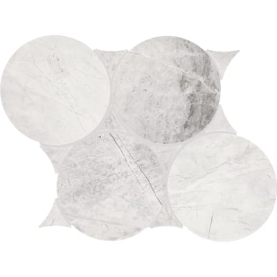 Daltile Eclessia Marble Natural Stone 6" Circle Mosaic (10 PCS Per Carton) (8.30 SQFT Per Carton)