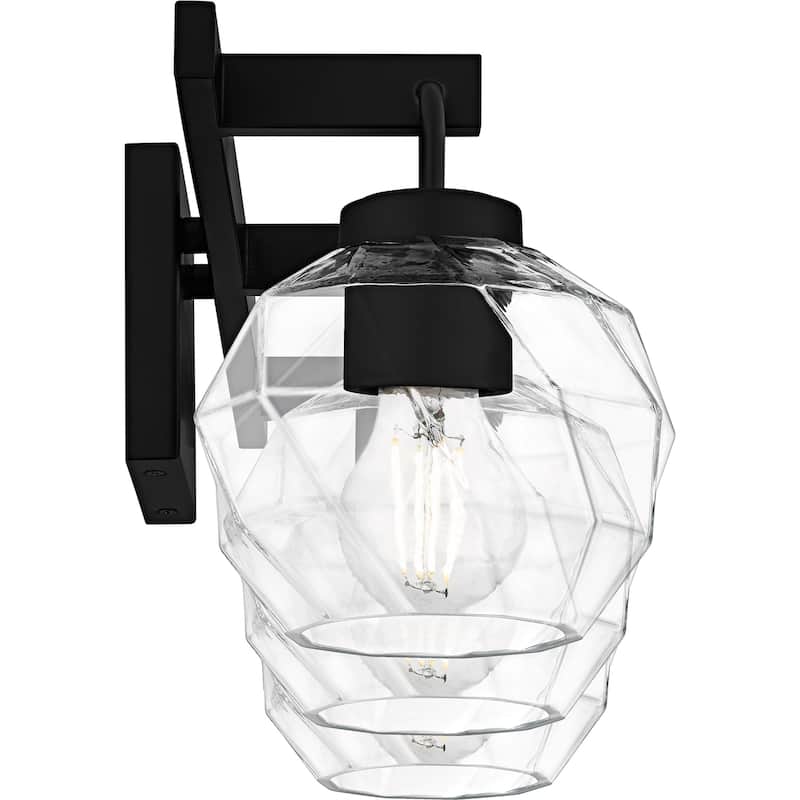 Celina 3-Light Matte Black Bath Light