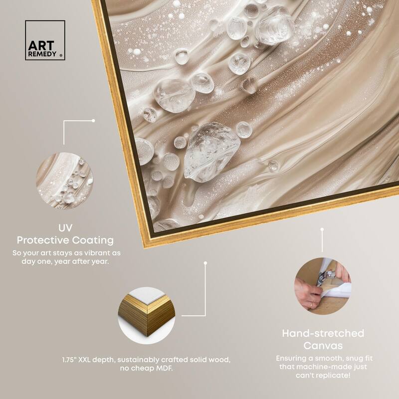 Viscous Veils II Canvas by Art Remedy