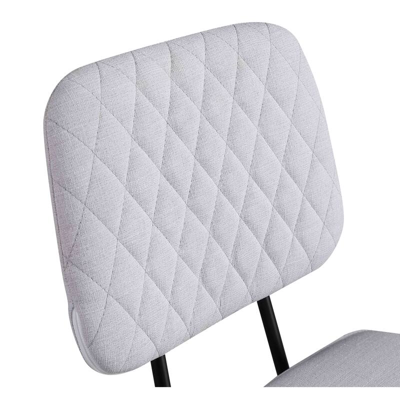 Somette Roberta Diamond Stitch-Back Side Chair, Set of 4 - 23.6" x 18.3" x 31.2"