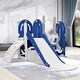 preview thumbnail 2 of 25, 5 in 1 Toddler Slide and Swing Set, Indoor Outdoor Playground Set Toddler Climber Slide Playset with Basketball Hoop for Babies