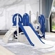 preview thumbnail 34 of 36, 5 in 1 Toddler Slide and Swing Set, Kids Playground Climber Slide Playset with Basketball Hoop Freestanding Combination