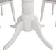 preview thumbnail 4 of 3, Dining Table Set, Round Kitchen Set with 4 Upholstered Dining Chairs