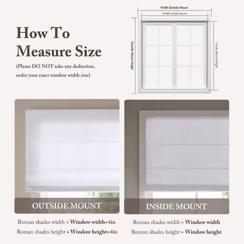 Madison Park Galen Matte Cordless Roman Blind Galen Matte fabric