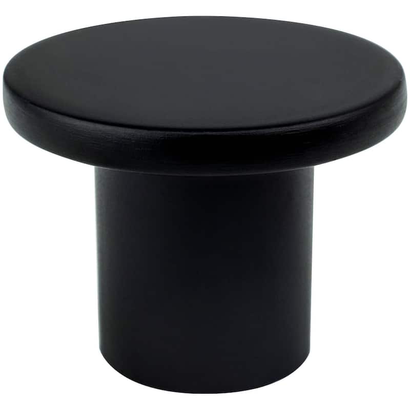 Berenson 6080-1-C Art Tech - Disc 1-1/4" Round Flat Modern Cabinet - Black