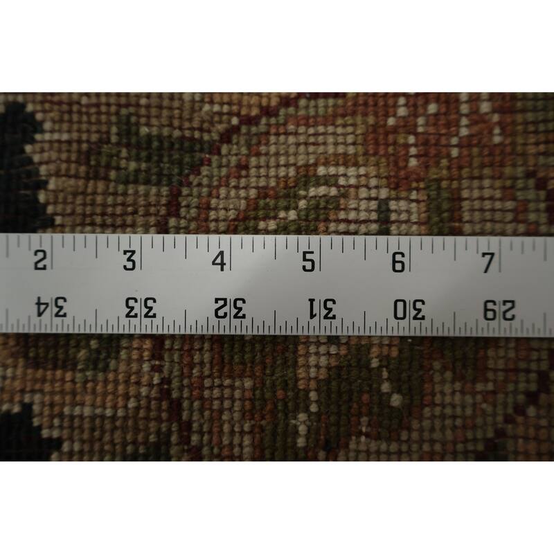 Hand Knotted Oriental 100% Wool Carpet Traditional Floral Beige & Ivories Agra Area Rug - 12' 1'' X 11' 10''