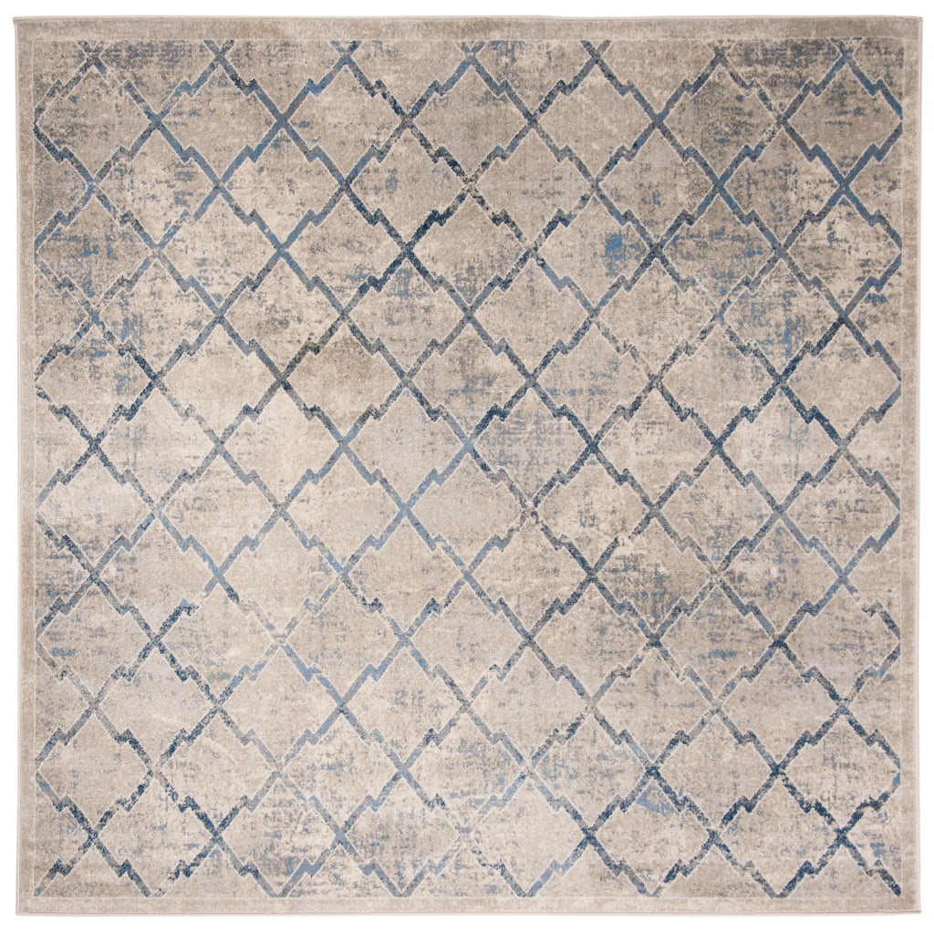 SAFAVIEH Brentwood Annelyse Traditional Oriental Trellis Rug - 6'7" Square