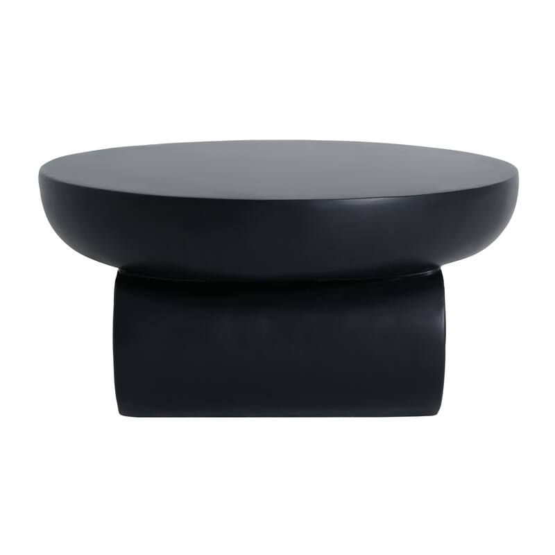 Christopher Knight Home - Obsidian Modern Sculptural Round Coffee Table