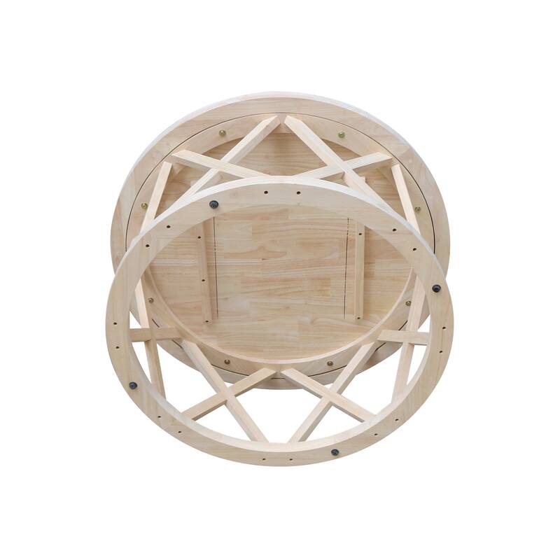 Round Ceylon Coffee Table - 40 in. W x 40 in. D x 18 in. H