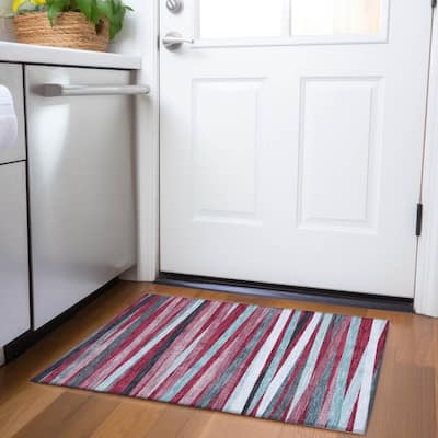Premium Washable Super Soft Modern Stripes Mayfield Rug