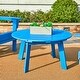preview thumbnail 6 of 52, Elm Plus Outdoor Patio HDPE Round Coffee Table Side End Table