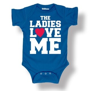 Shop The Ladies Love Me Funny Boy Humor Cute Baby One Piece