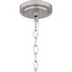 preview thumbnail 5 of 6, Seymour 1-Light Brushed Nickel Mini Pendant Light