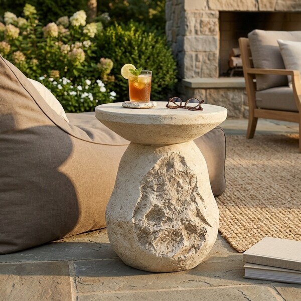 Christopher Knight Home - Modern Outdoor Side Table, Lightweight