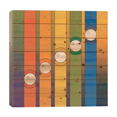 Tubes Print On Wood by Circa 78 Designs - Multi-Color