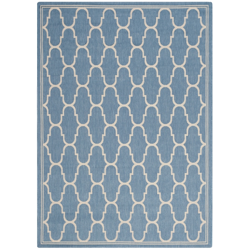 SAFAVIEH Courtyard Sufia Waterproof Trellis Backyard Patio Rug