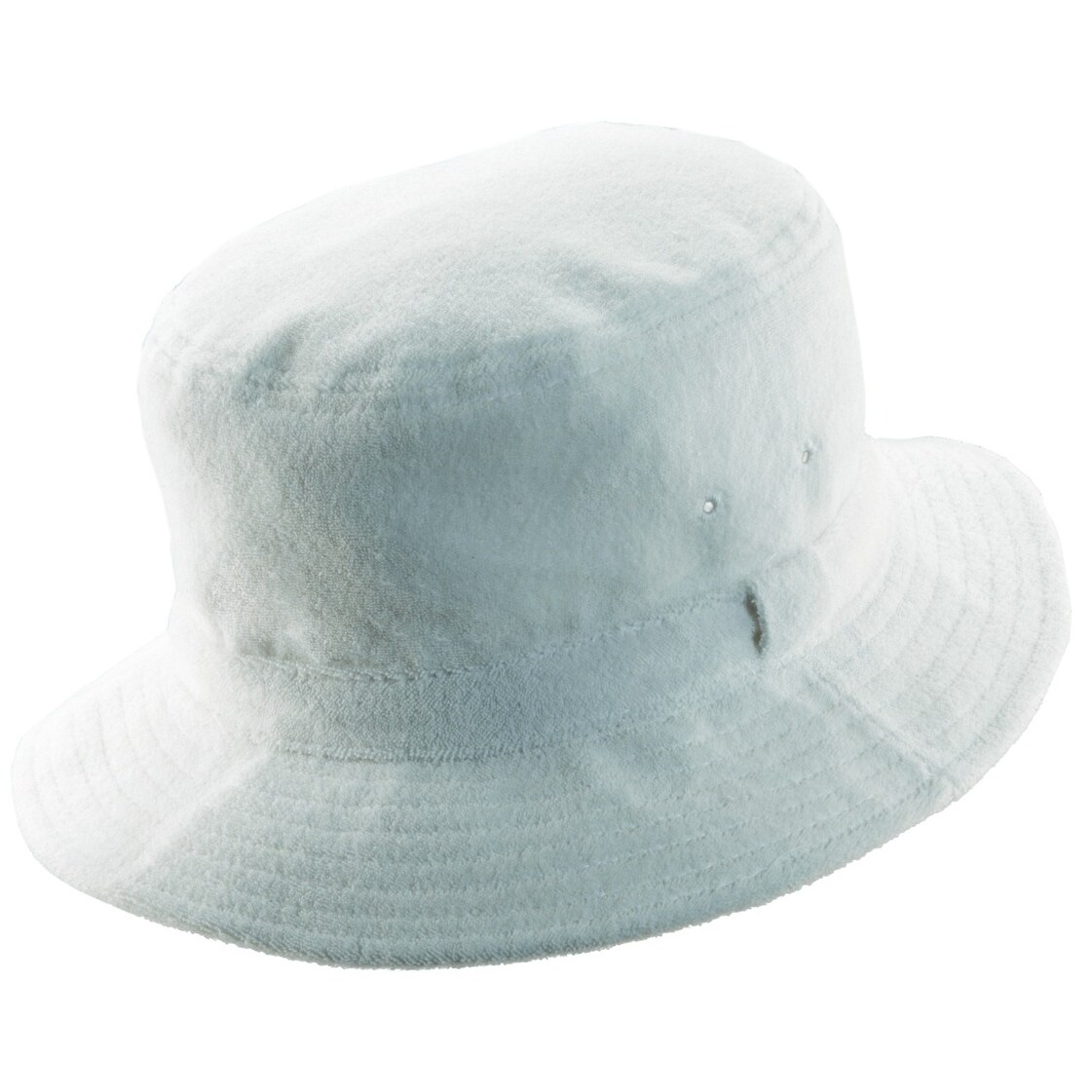 Shop Dorfman Pacific Cotton White Terry Cloth Bucket Hat Overstock 14278458
