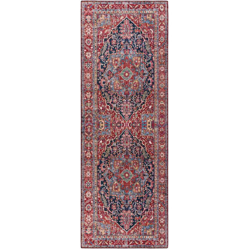 Livabliss Iris Traditional Medallion Printed Area Rug