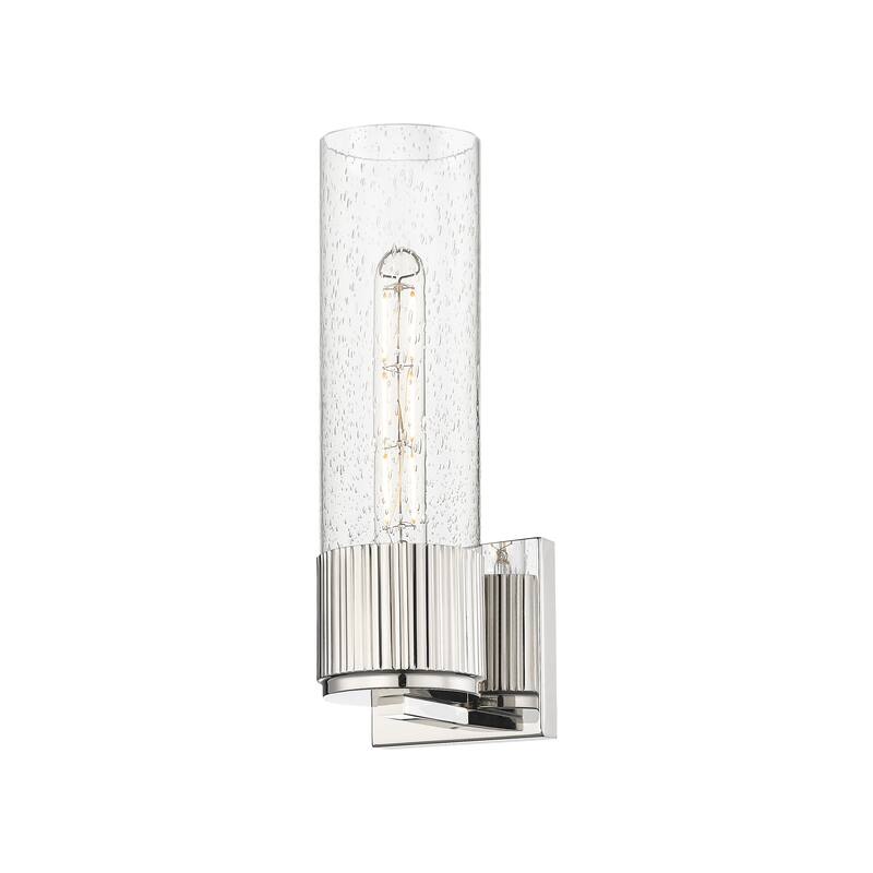Innovations Lighting Bolivar - 1 Light 12" Wall-Mounted Sconce - Polished Nickel/Seedy
