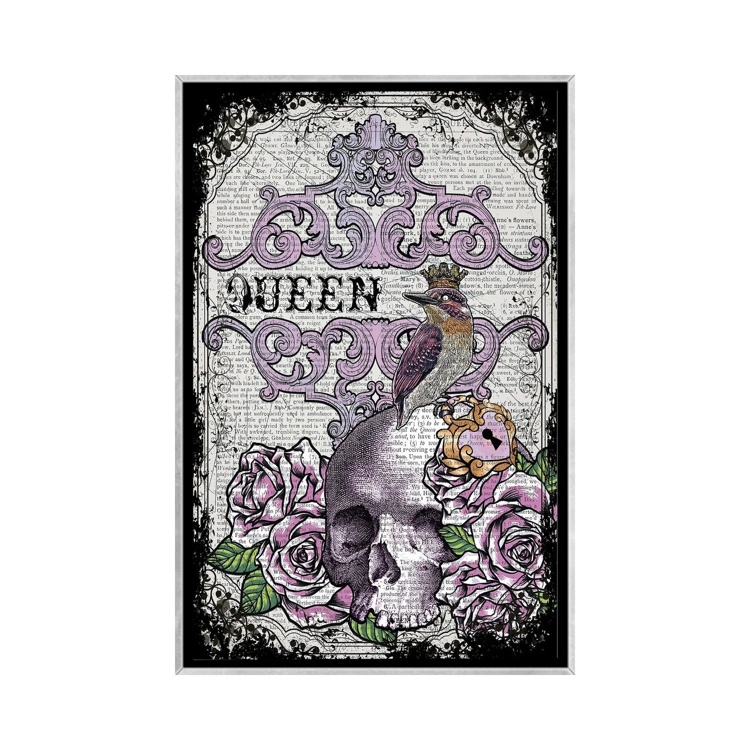 iCanvas "Queen Bird" by In the Frame Shop Framed